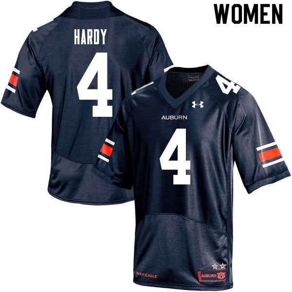 Auburn Tigers Women's Jay Hardy #4 Navy Under Armour Stitched College 2020 NCAA Authentic Football Jersey VQN8574QJ